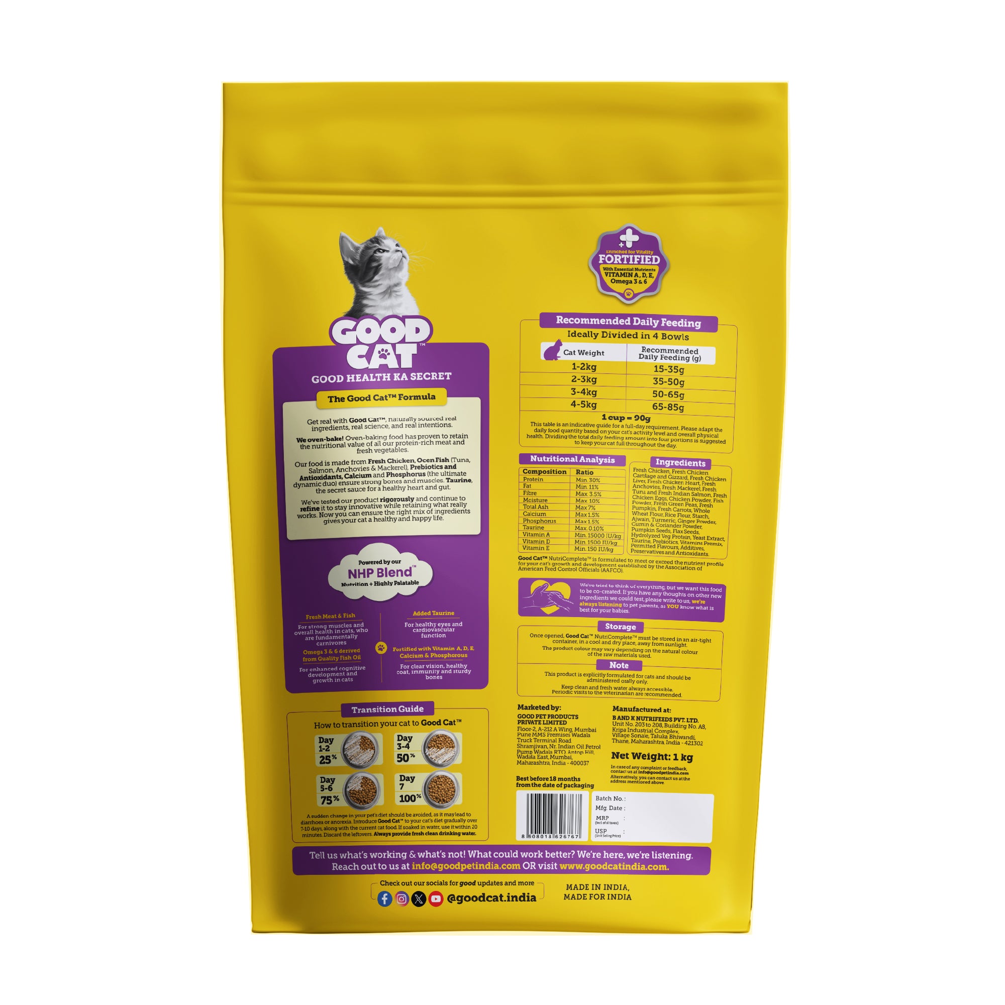 Nutritionally Formulated Cat Food