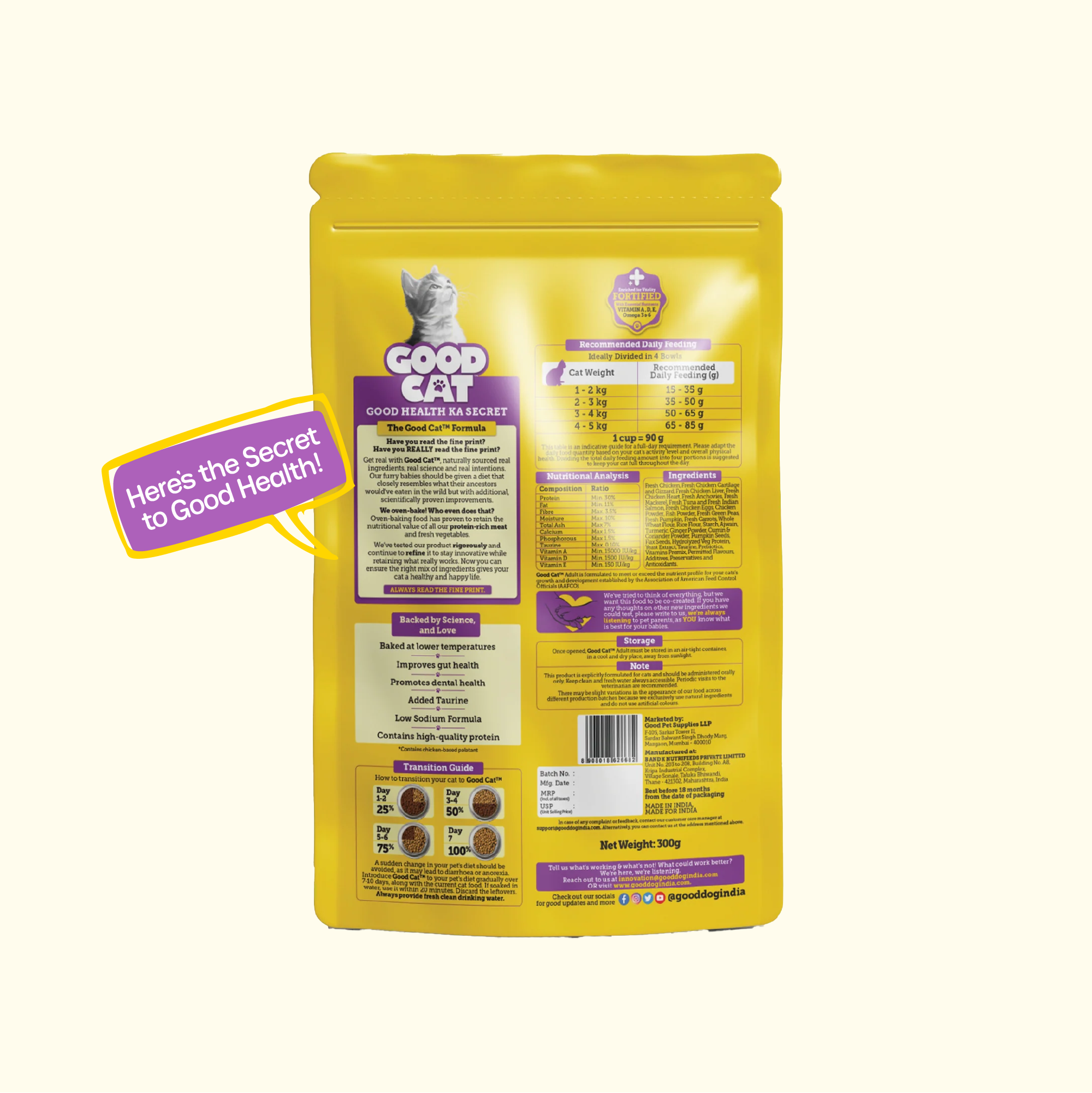 Nutritionally Formulated Cat Food