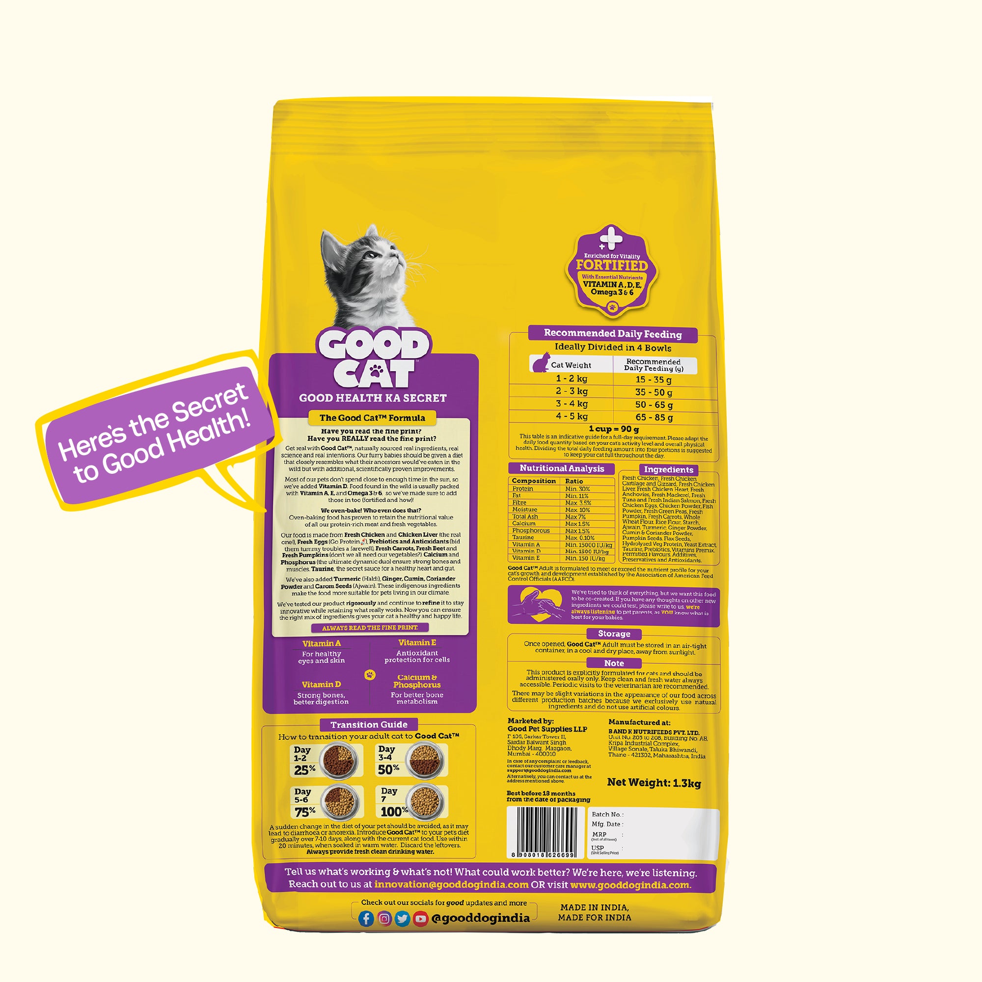 Nutritionally Formulated Cat Food