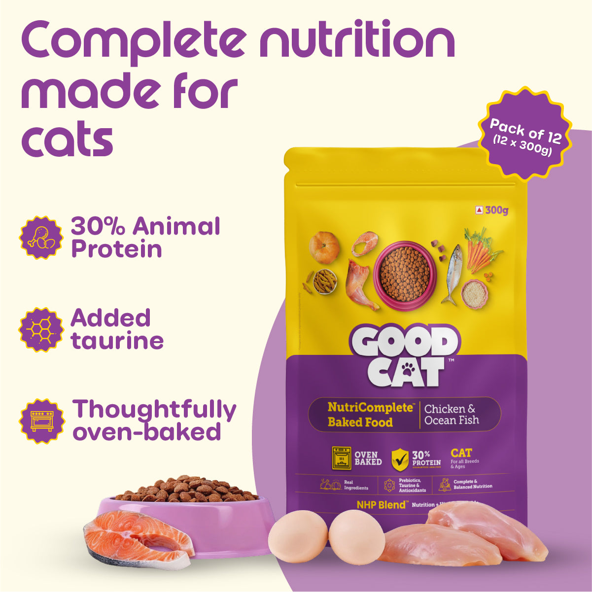 Nutritionally Formulated Cat Food For Adult & Kitten