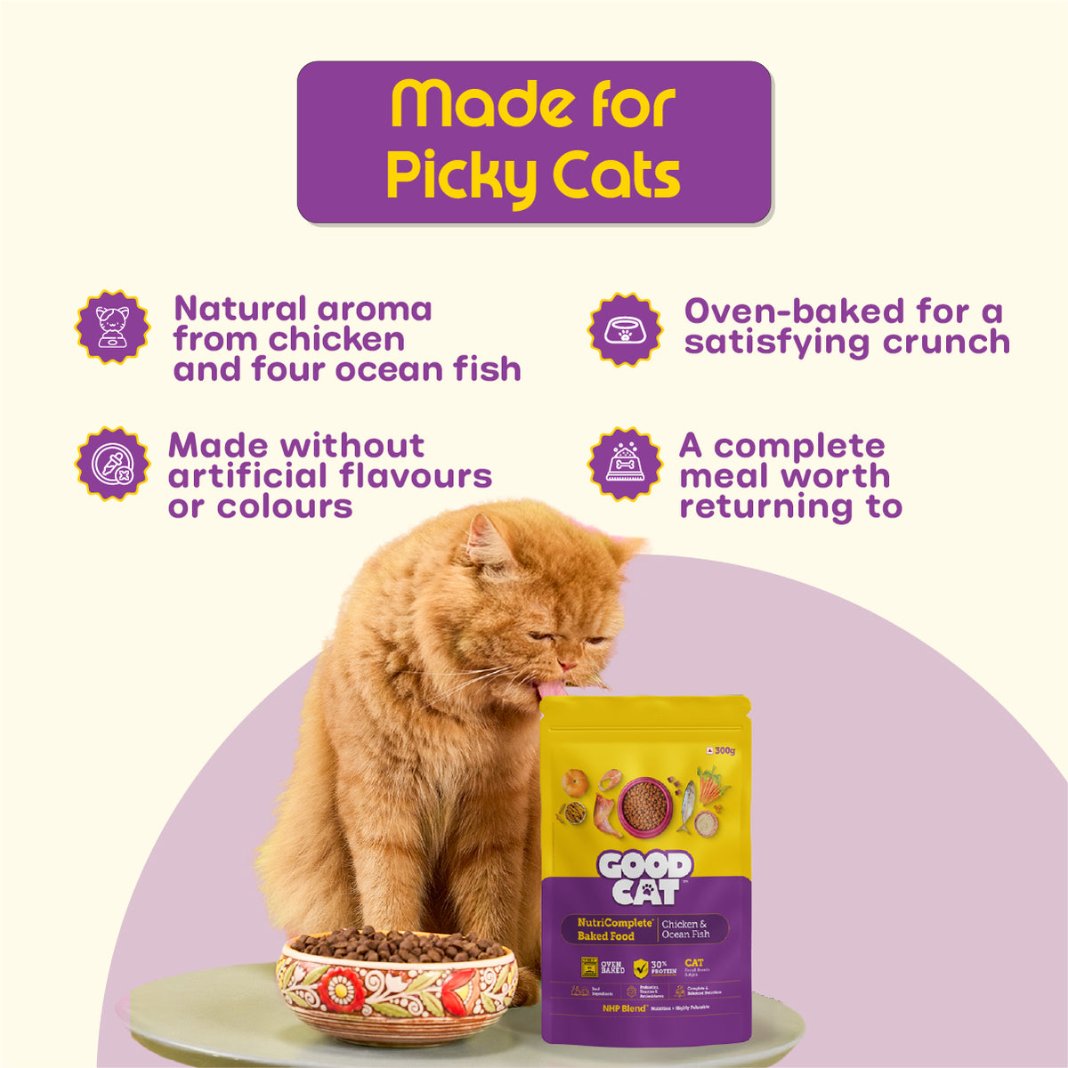 Nutritionally Formulated Cat Food For Adult & Kitten
