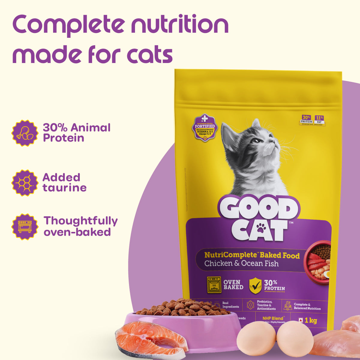 Nutritionally Formulated Cat Food