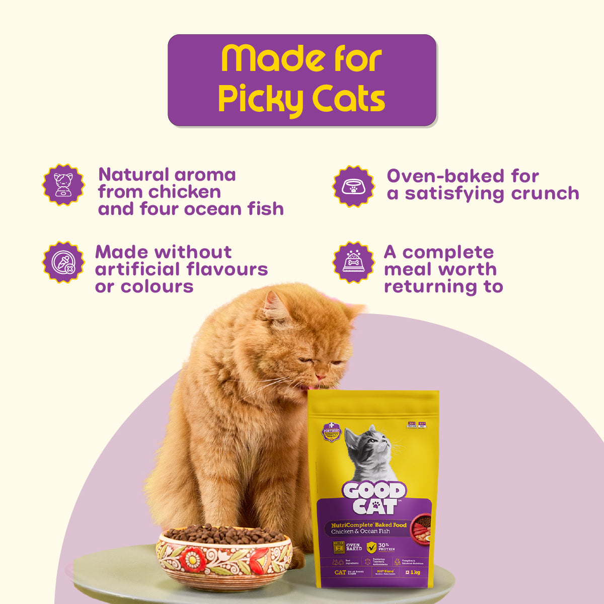 Nutritionally Formulated Cat Food