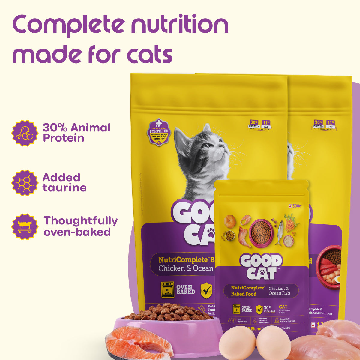 Nutritionally Formulated Cat Food