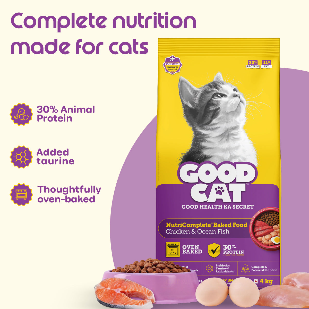 Nutritionally Formulated Cat Food